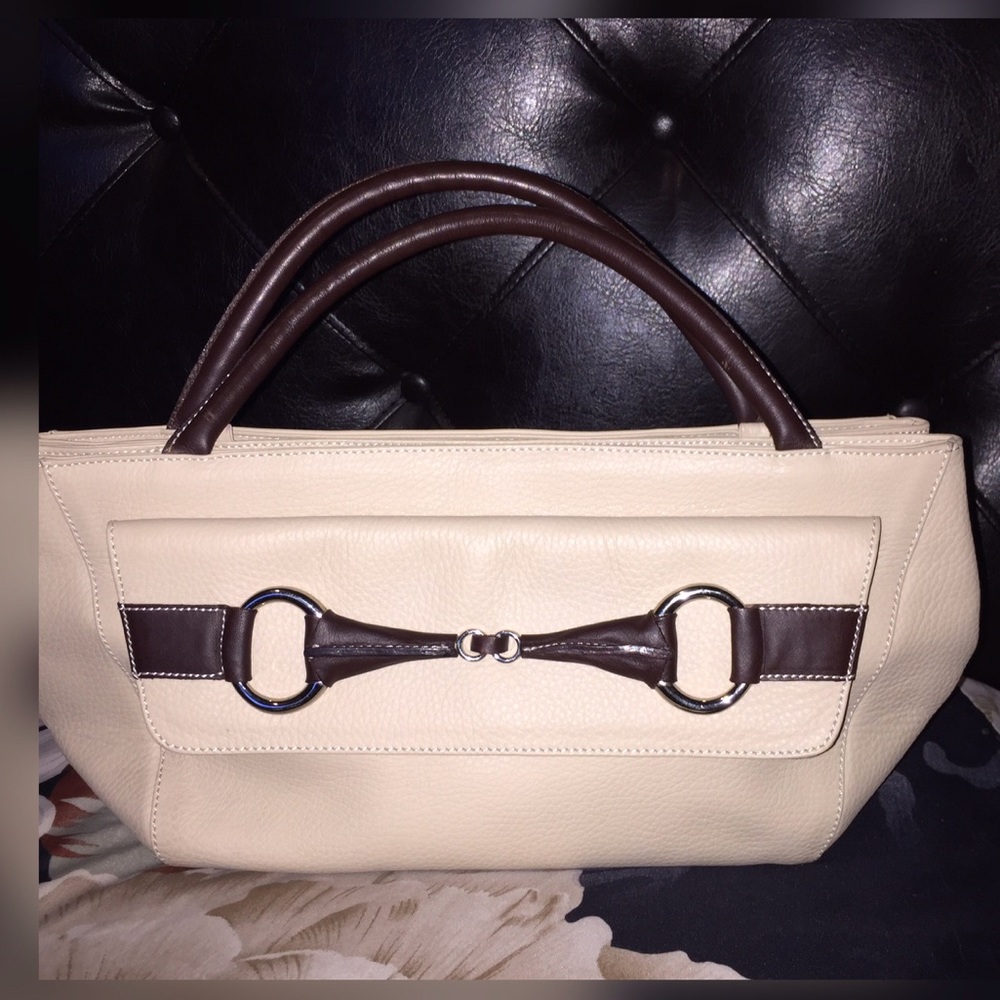 MADE IN SPAIN PUNTOTRES LEATHER HANDBAG